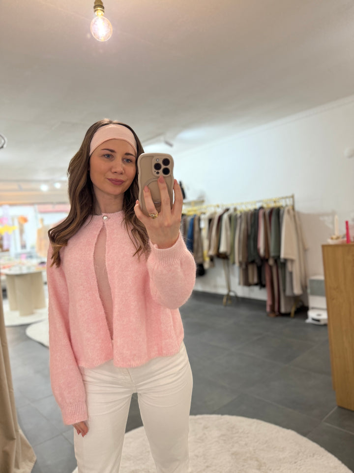 Cardigan mit Knopf „Leandra“