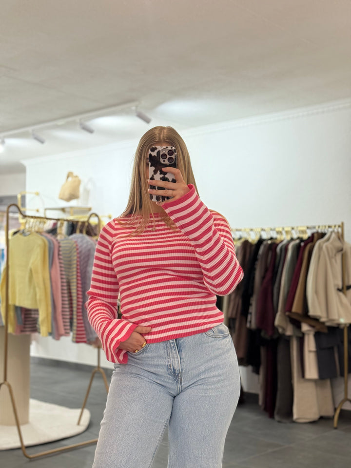 Streifen Longtop „Ruby“