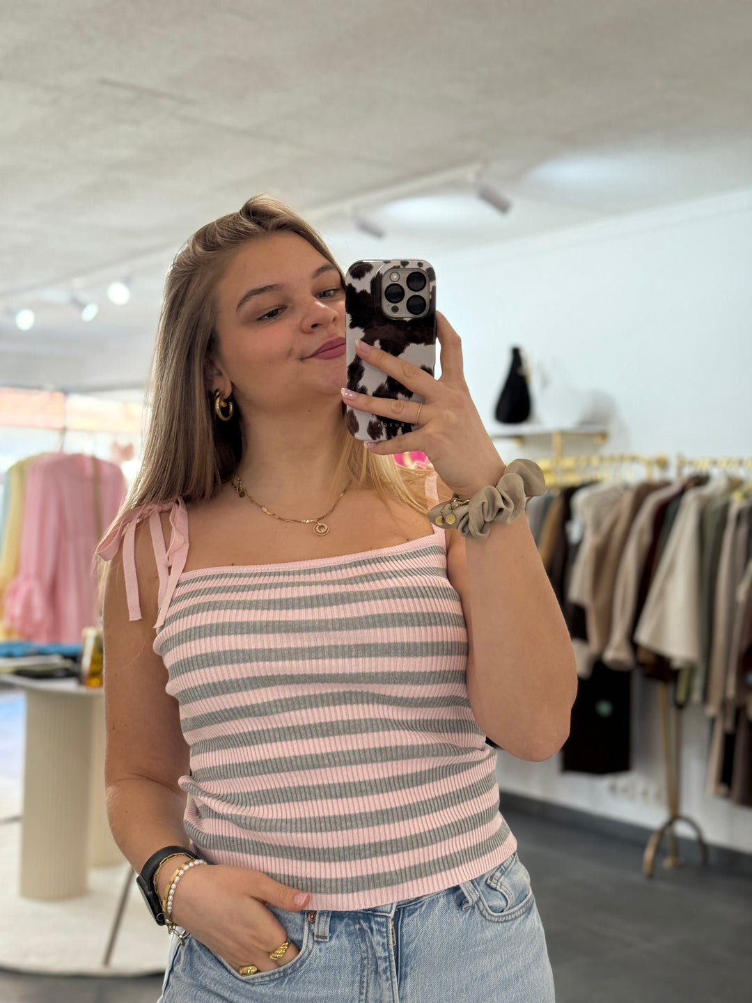 Top mit Schleifen „Dreyce“