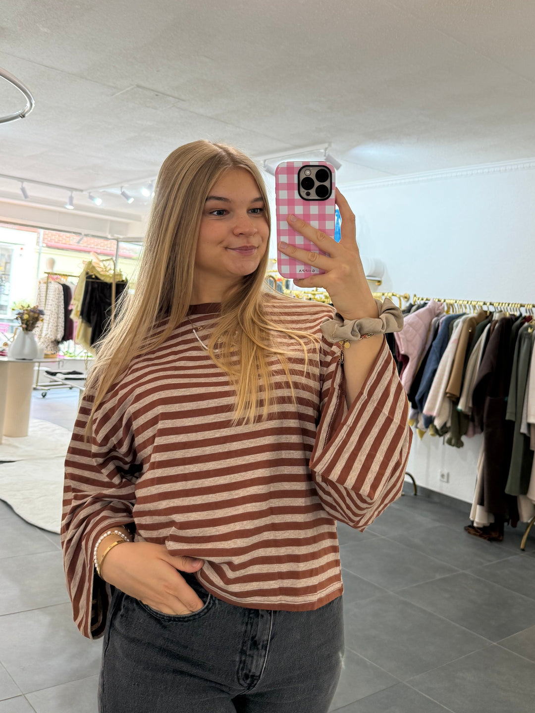 Longsleeve Streifen „Evelina“