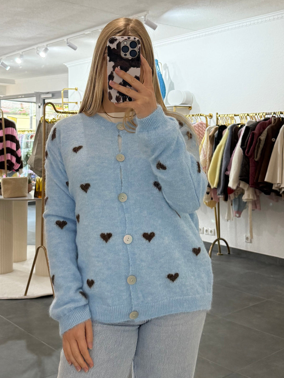 Cardigan Herz „Nele“