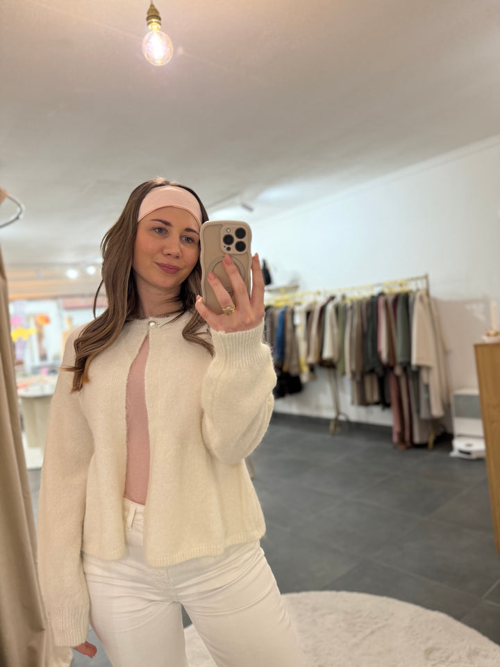 Cardigan mit Knopf „Leandra“