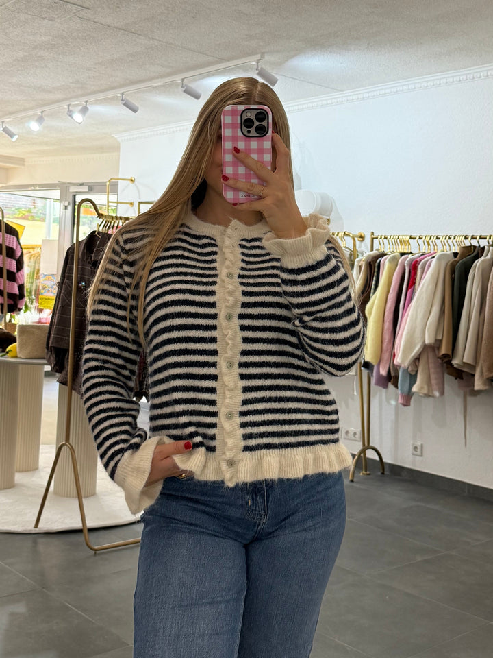 Striped Zip Knit „Magda“