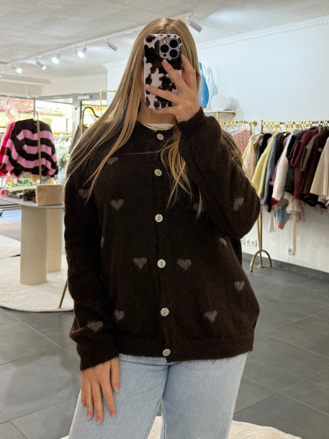 Cardigan Herz „Nele“