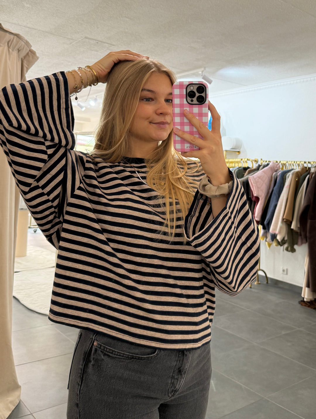 Longsleeve Streifen „Evelina“
