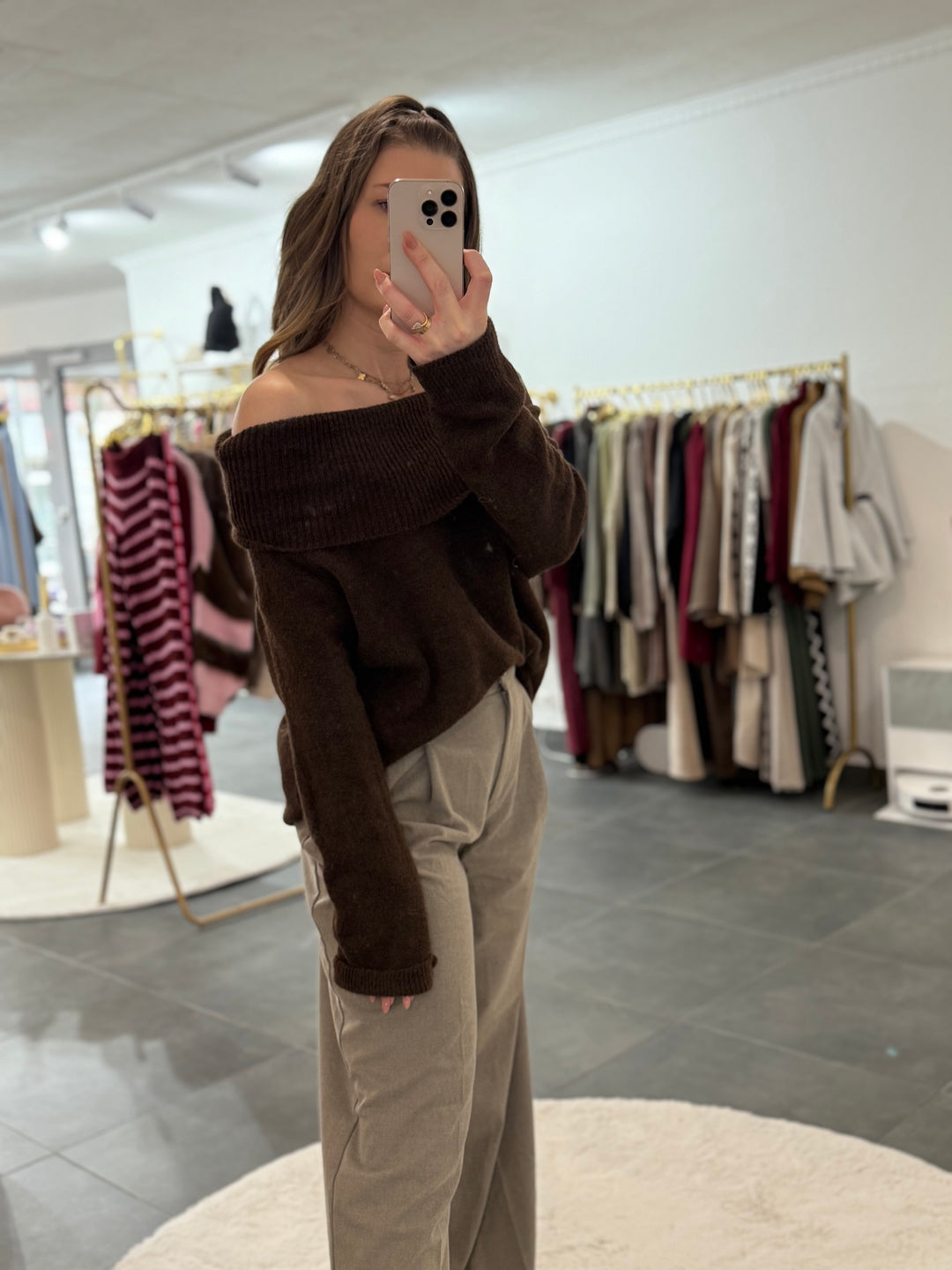 Off Shoulder Pullover „Rabea“