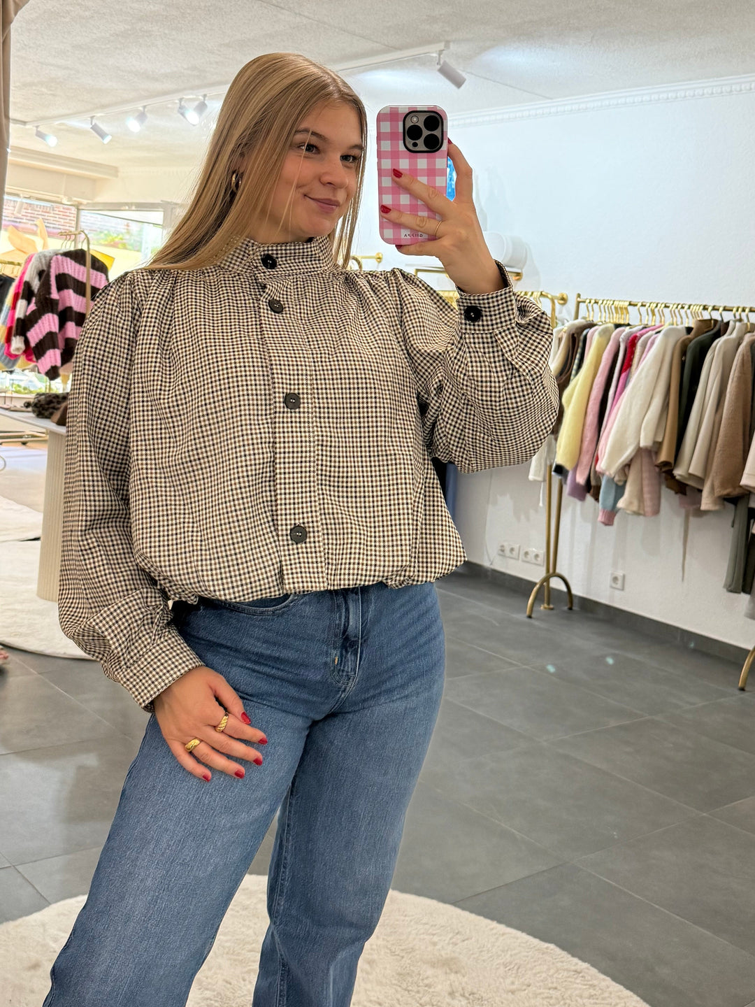 Jacke mit Hahnentritt „Hannah“