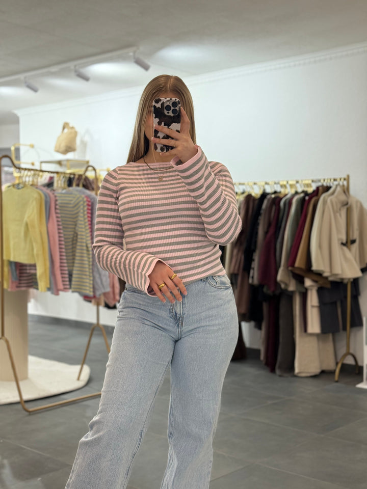 Streifen Longtop „Ruby“