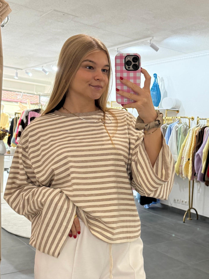 Longsleeve Streifen „Evelina“