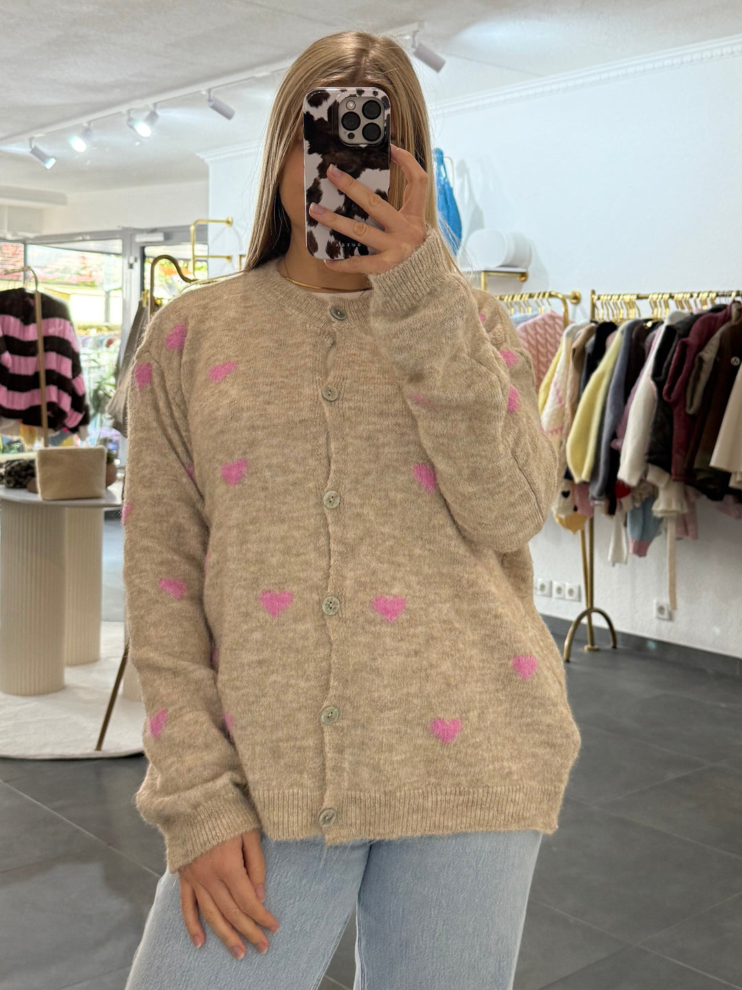 Cardigan Herz „Nele“