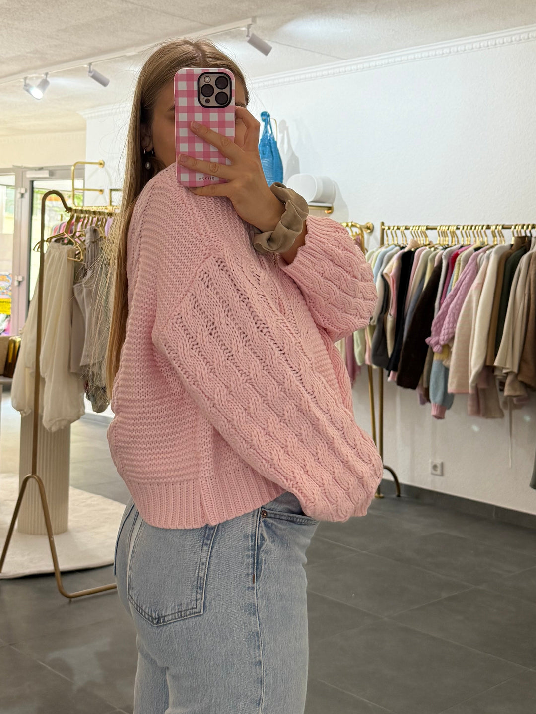 Cropped Knit sweater „Ena“