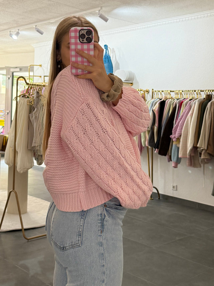 Cropped Knit sweater „Ena“