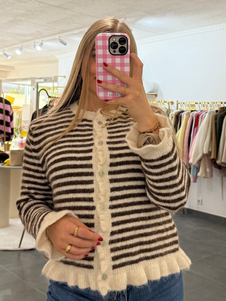 Striped Zip Knit „Magda“