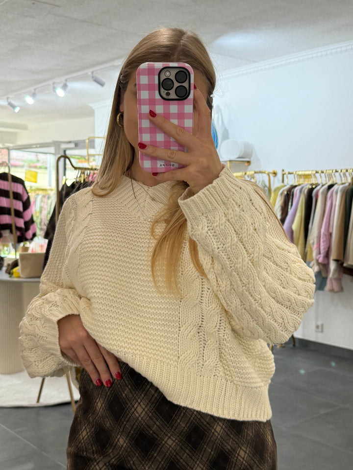 Cropped Knit sweater „Ena“