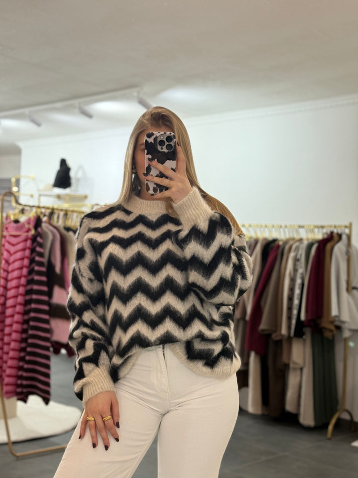 Pullover mit Streifen „Inga“