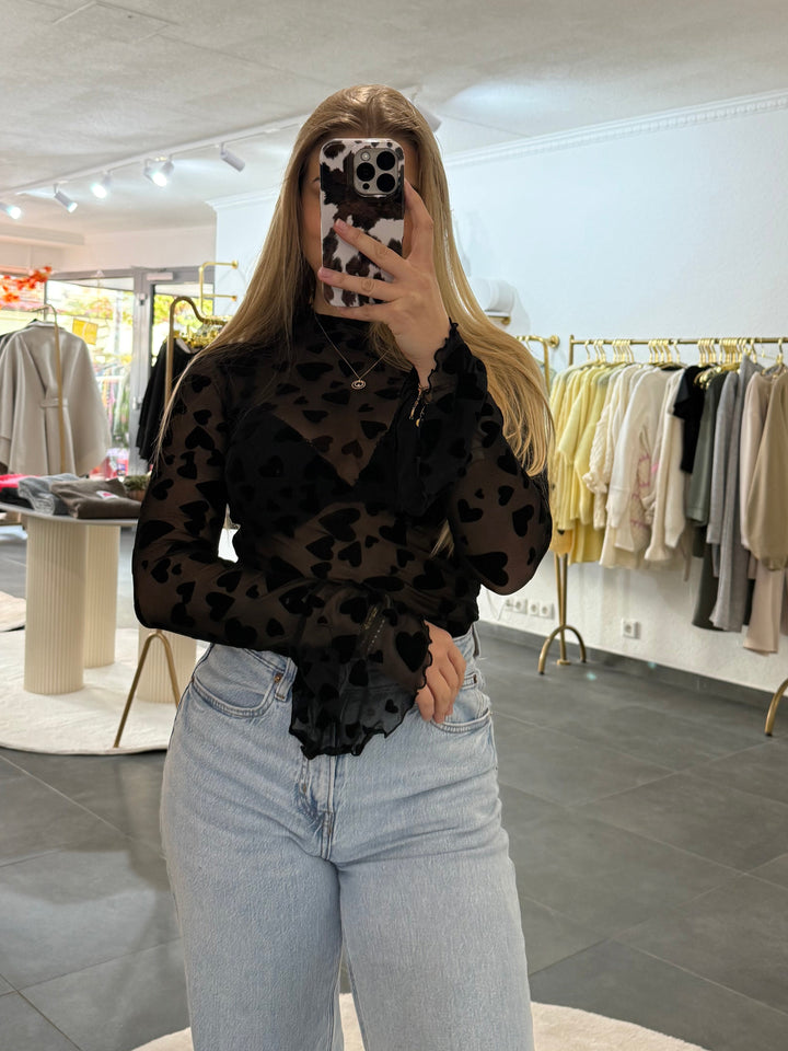 Mesh longsleeve „Marla“