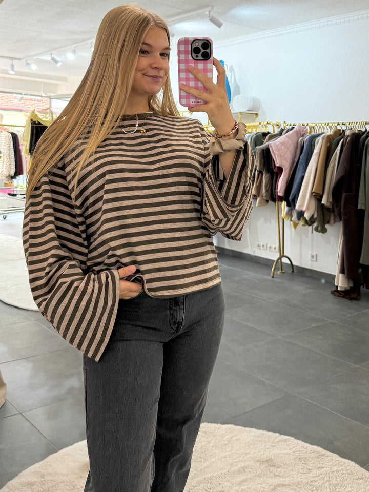 Longsleeve Streifen „Evelina“