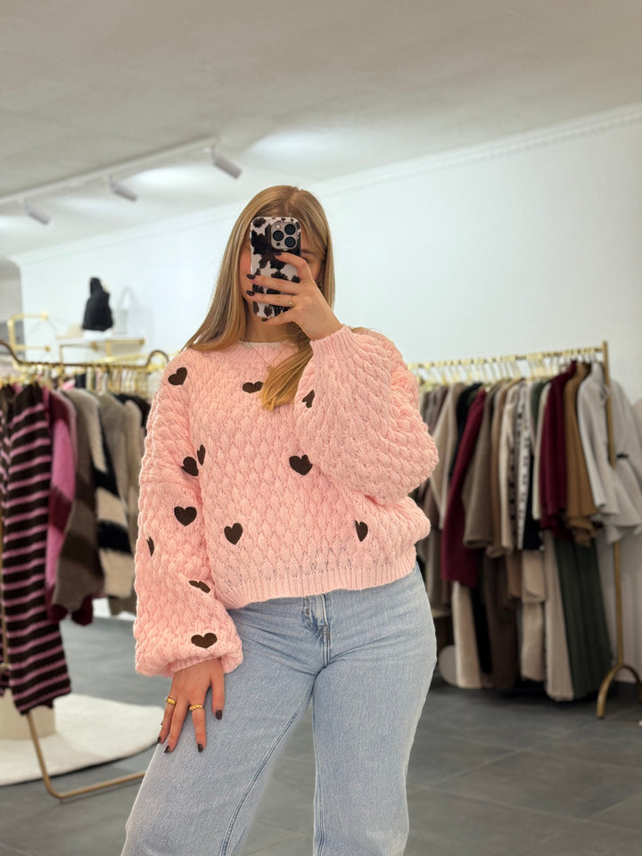 Pullover mit Herzen „Lola“