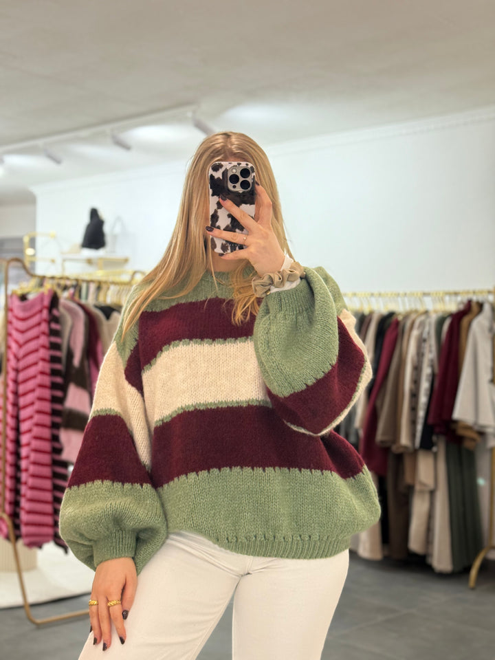 Gestreifter Pullover „Jana“