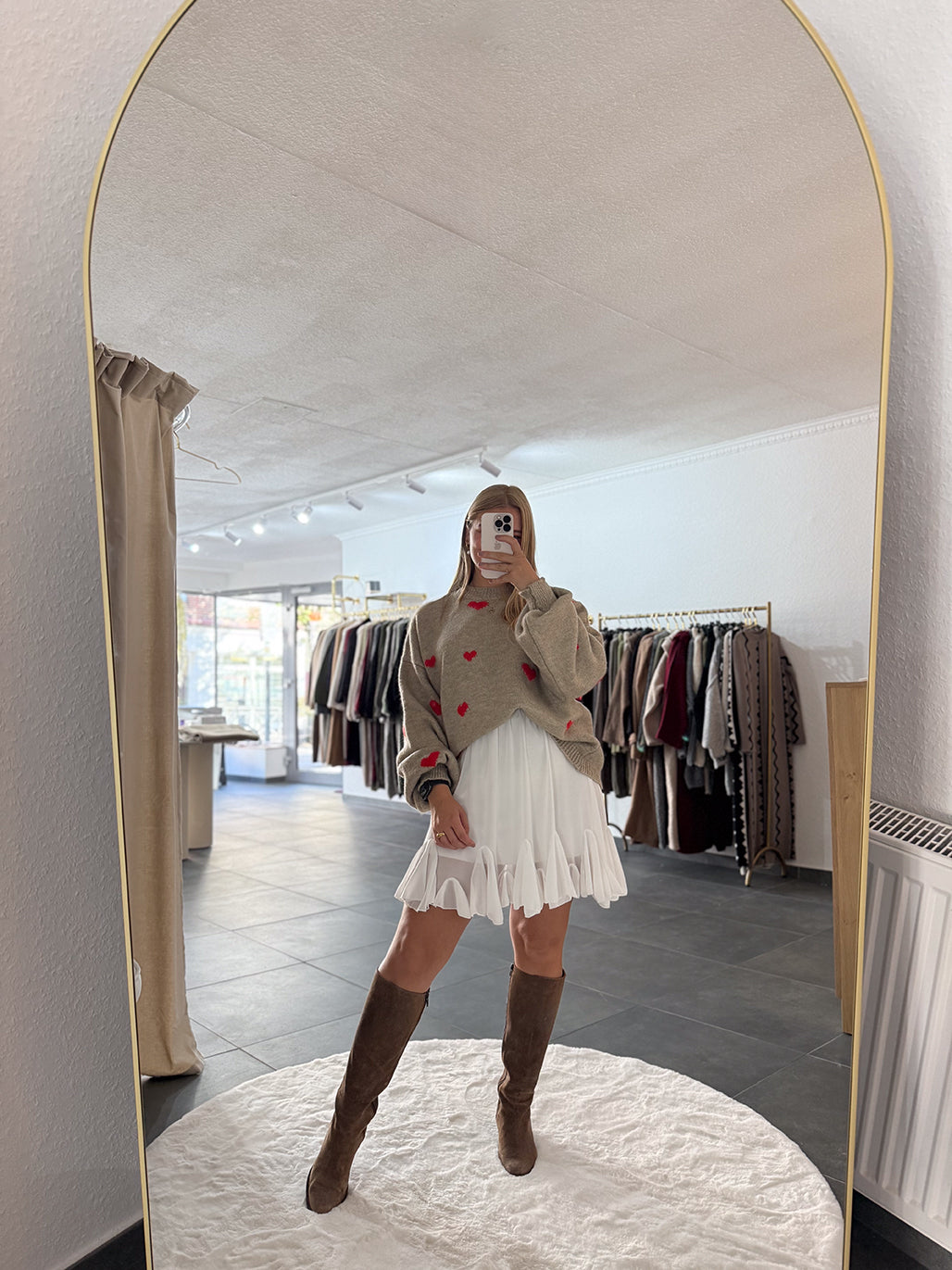 Süßer Herzchenpullover "Sena"