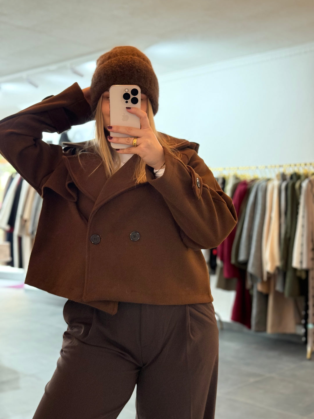 Kurzer, eleganter Trenchcoat "Lilli"