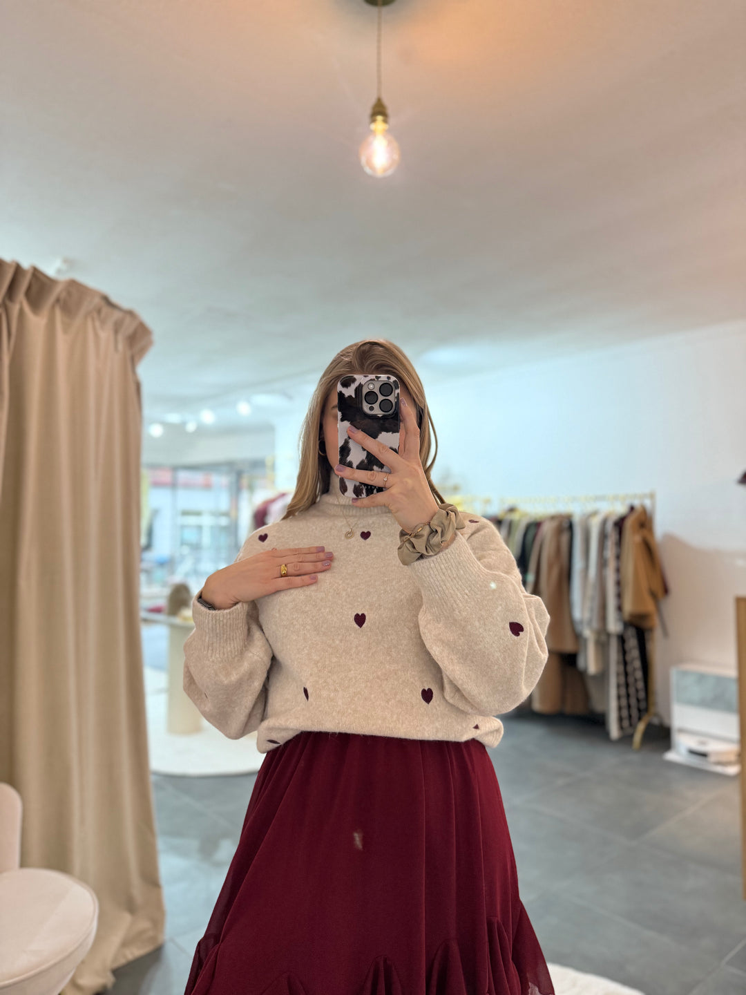 Pullover mit Herzen "Elli"