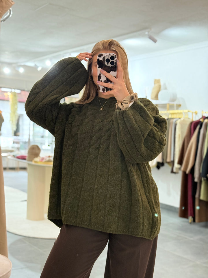 Grobstrickpullover "Lara"