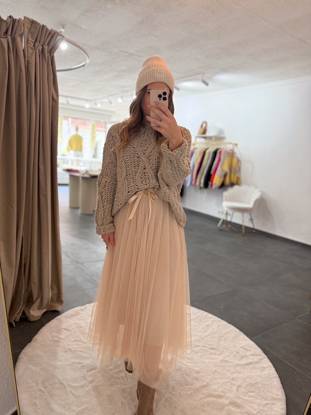 Mütze Smiley "Nora"