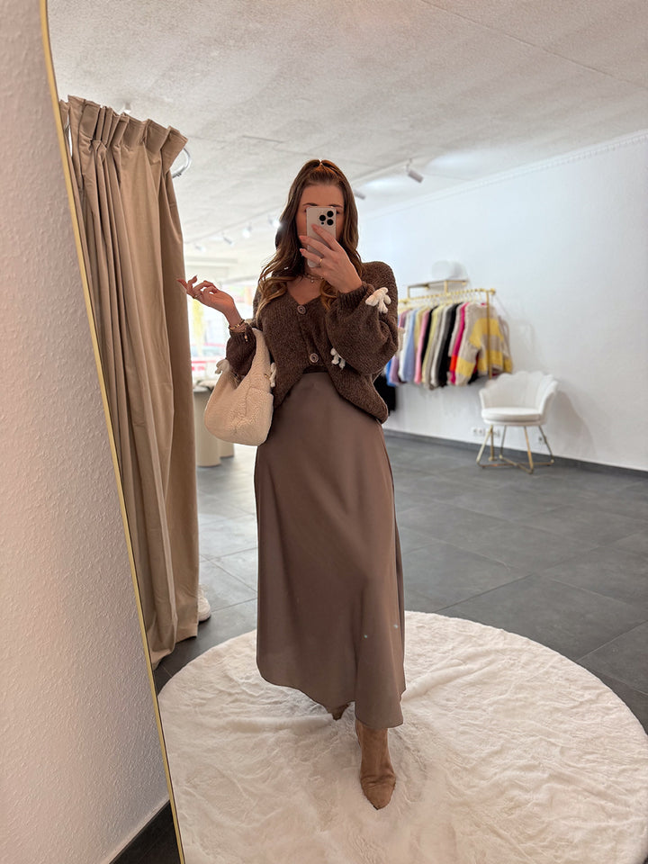 Cardigan mit weißen Schleifen "Anna"