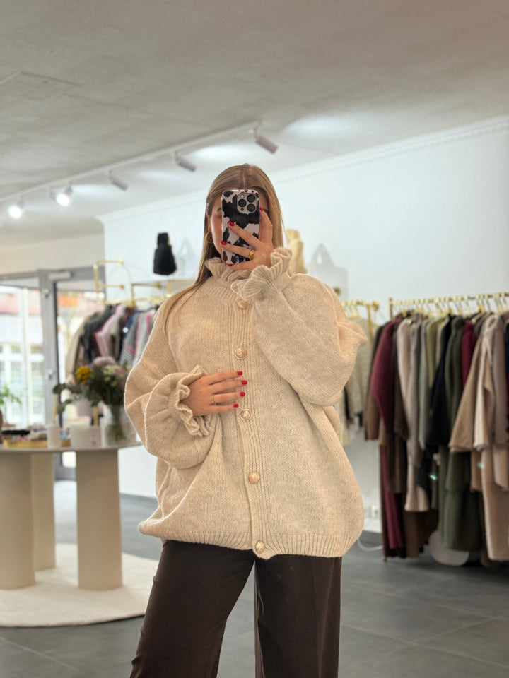 Cardigan mit Rüschen "Leonita"