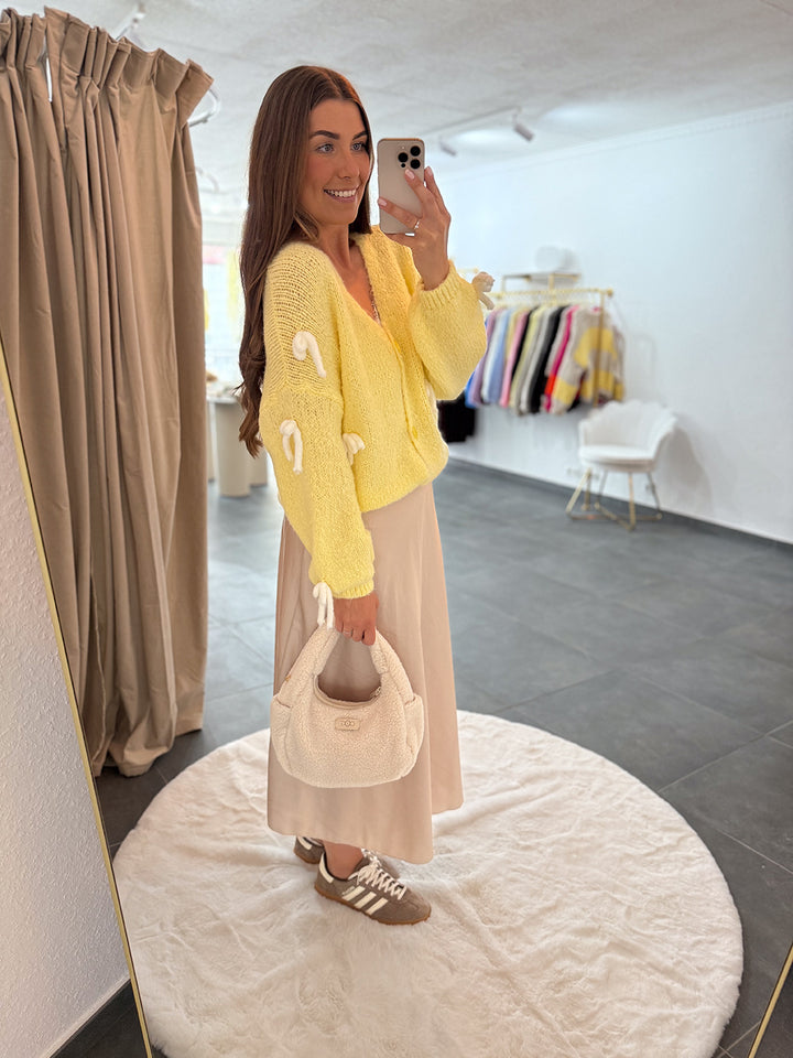 Cardigan mit weißen Schleifen "Anna"