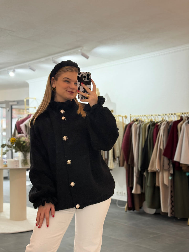 Cardigan mit Rüschen "Leonita"