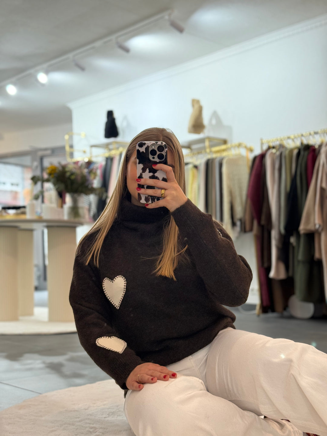 Pullover mit Herz "Viktoria"