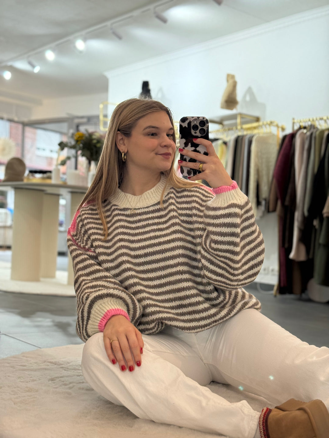 Pullover mit Streifen "Nane"