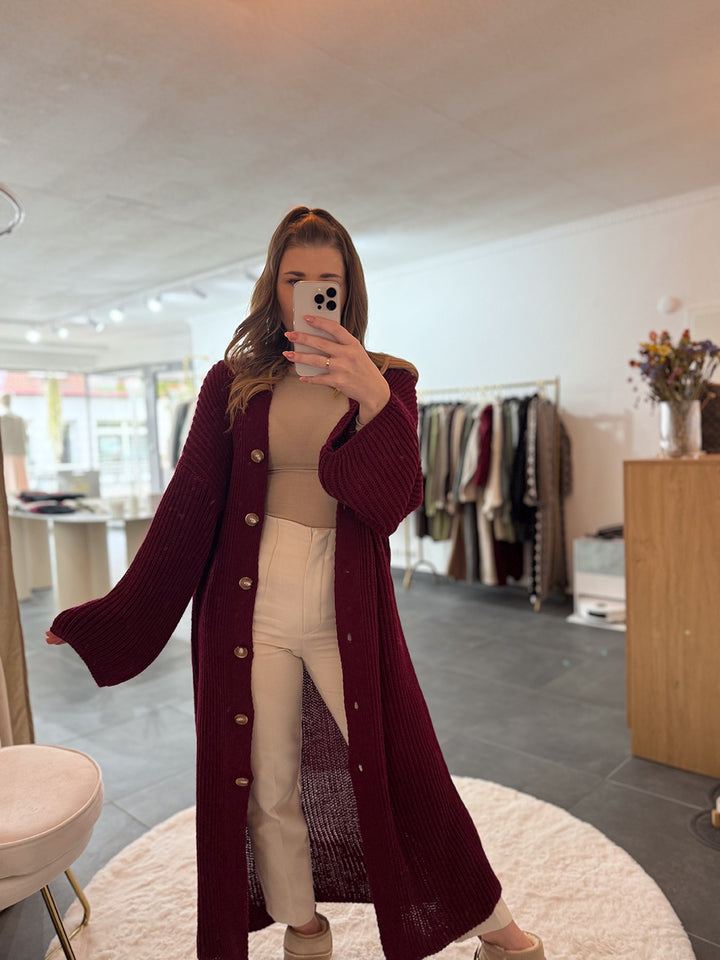 Strickjacke long "Lena"