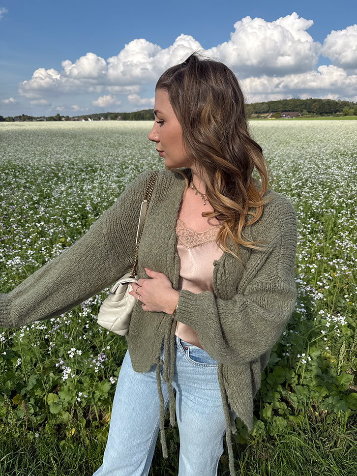 Cardigan mit Schleifen "Sophia"