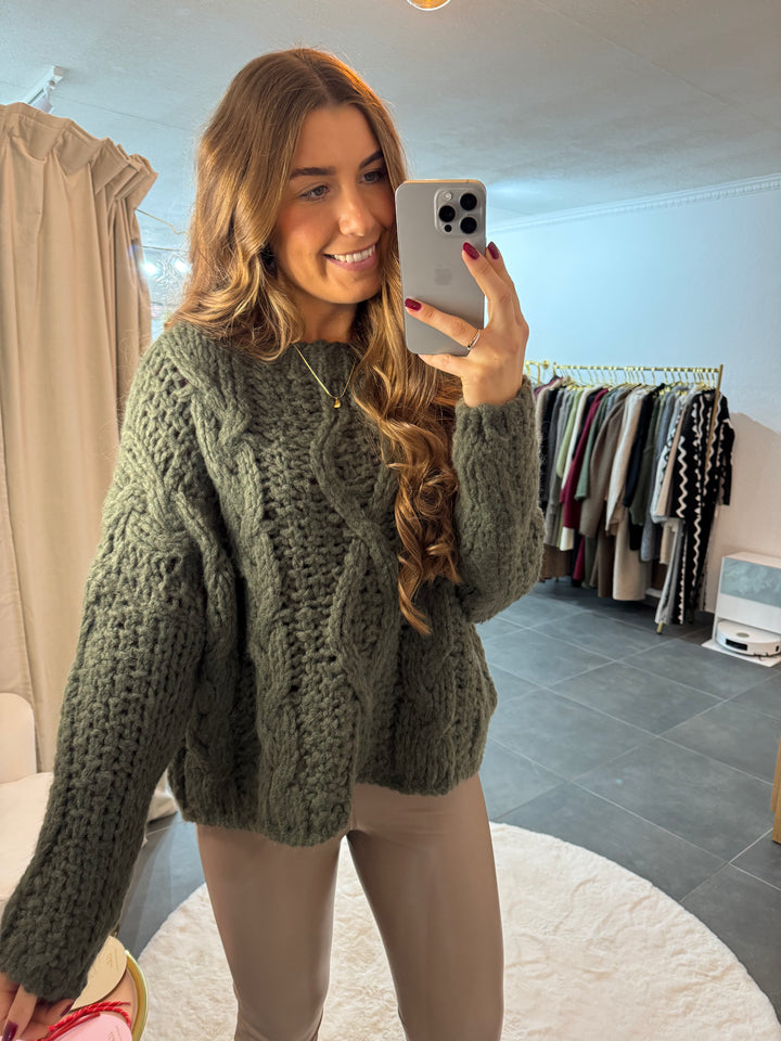 Grobstrickpullover "Eva"