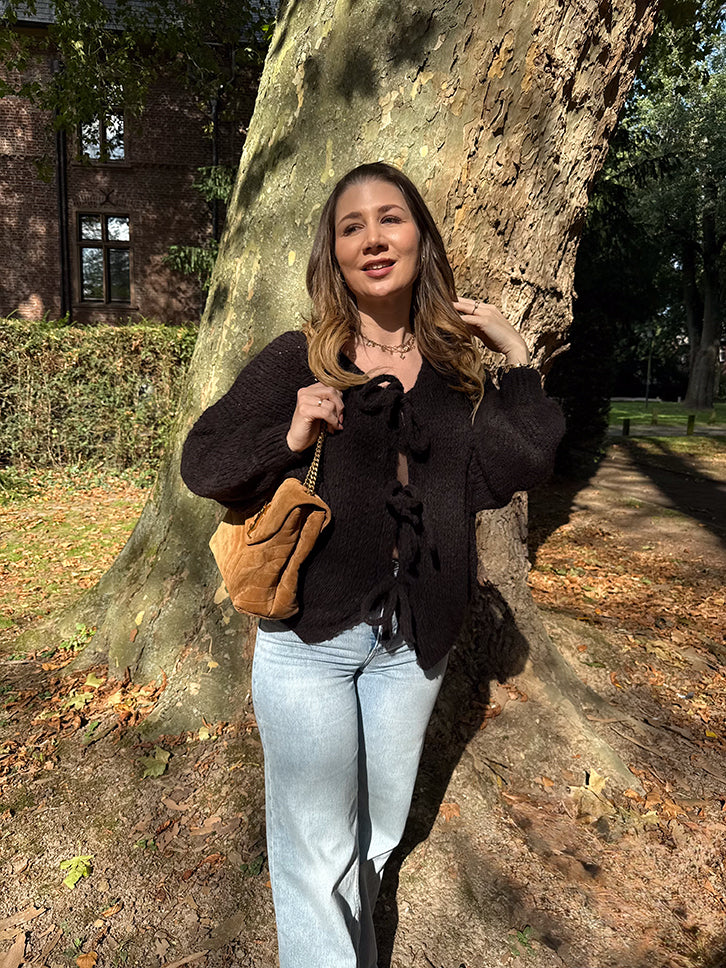 Cardigan mit Schleifen "Sophia"