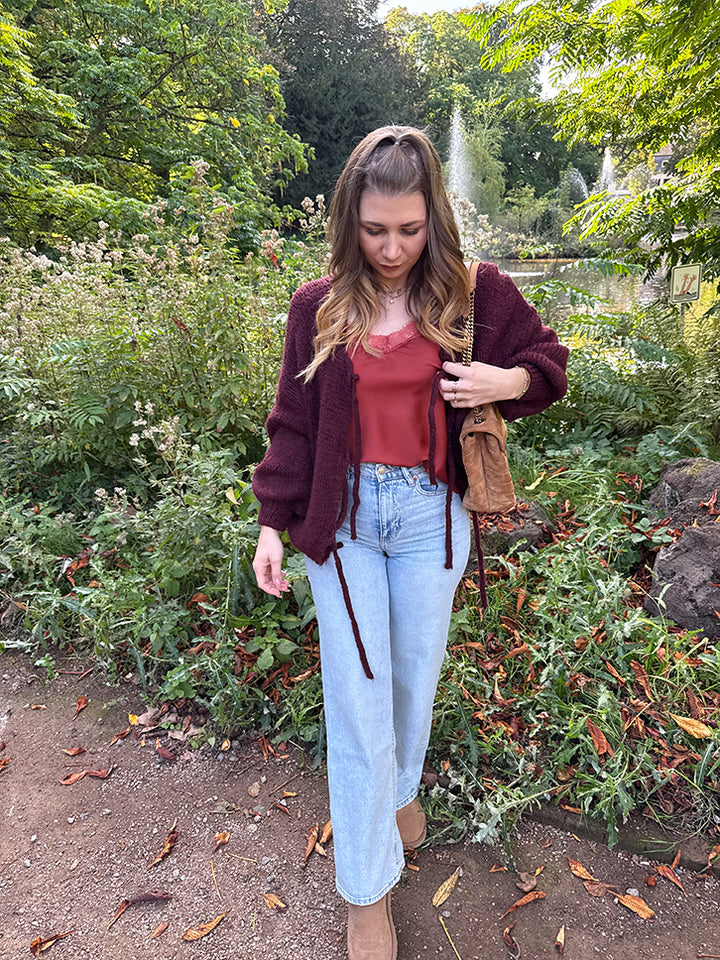 Cardigan mit Schleifen "Sophia"