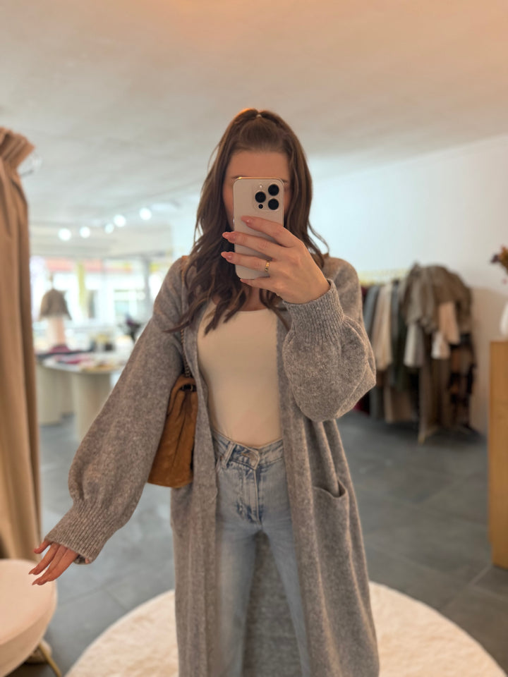 Langer Cardigan Strick "Lana"