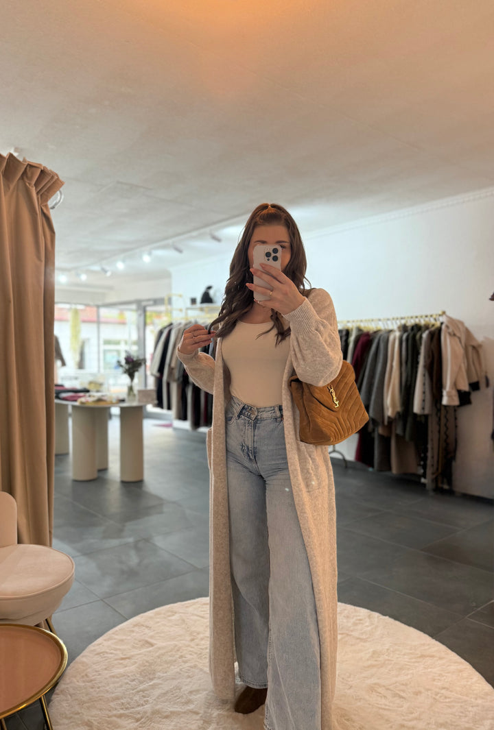 Langer Cardigan Strick "Lana"