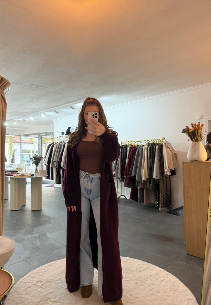 Langer Cardigan Strick "Lana"