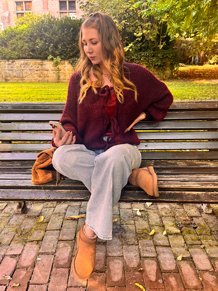 Cardigan mit Schleifen "Sophia"