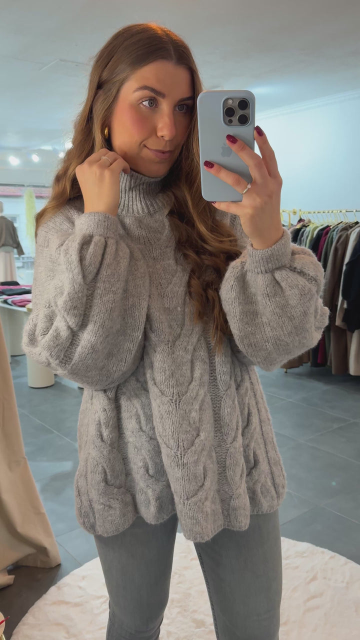 Grobstrickpullover "Anne"